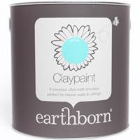 Buy 2 for £125 & Free Delivery on Earthborn Claypaint 5L Ready Mixed White Clay