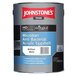 Johnstone's Trade Microbarr Anti Bacterial Acrylic Eggshell