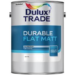 Buy 2 for £135 & Free Delivery on Dulux Trade Durable Flat Matt 5L Mixed to Order